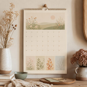 Seasonal Wall Calendar