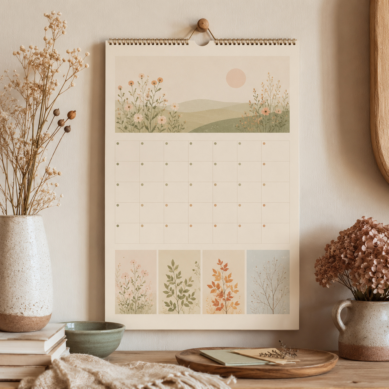 Seasonal Wall Calendar